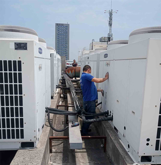 永州市中央空调制热和不制冷系统维修方法